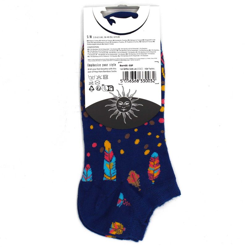 Socquettes en Bambou Hop Hare S/M (36-40) - Plumes d'Indiens
