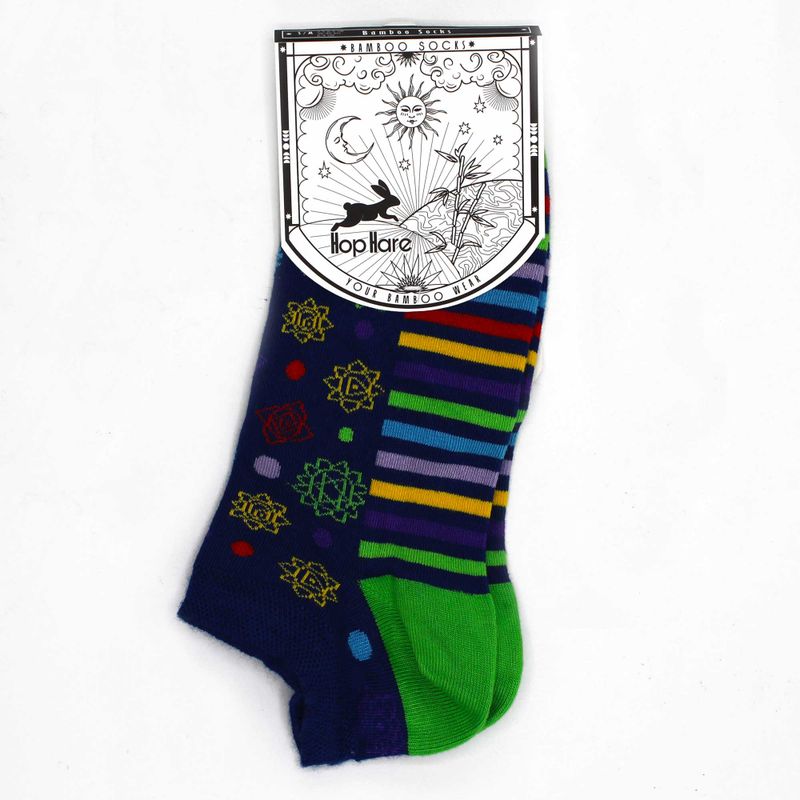 Socquettes  en Bambou Hop Hare S/M (36-40) -  7 Chakras