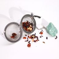 Infuseur Boule à Thé avec Pierres Précieuses - Quartz de Roche