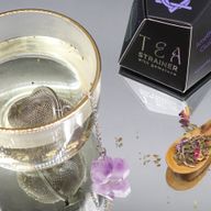 Infuseur Boule à Thé avec Pierres Précieuses - Grappe d'Améthyste