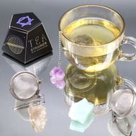 Infuseur Boule à Thé avec Pierres Précieuses - Quartz de Roche
