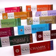 Cônes d'Encens à Refoulement  Jumbo Golden Nag 42g - Champa