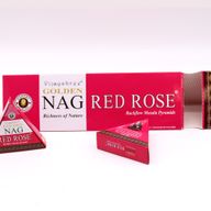 Cônes d'Encens à Refoulement Jumbo Golden Nag 42g - Rose Rouge