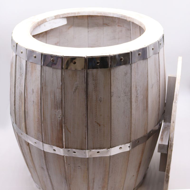 Table Baril de Bière - Blanchi
