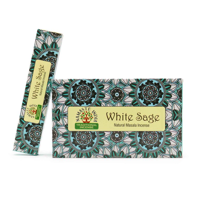 Encens Masala Namaste Mandala - Sauge Blanche
