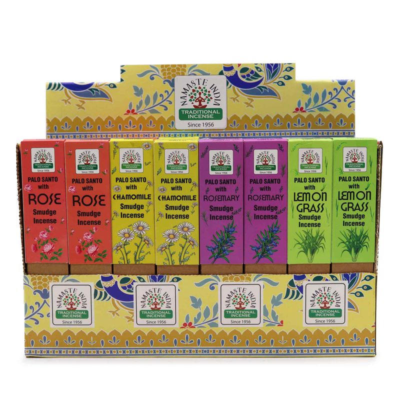 Présentoir d'Encens Inspiré de la Terre (4x12 fragrances)