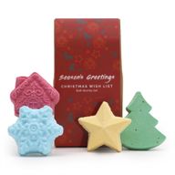 Coffret Cadeau de Bombes de Bain de Noël - Liste de Souhaits