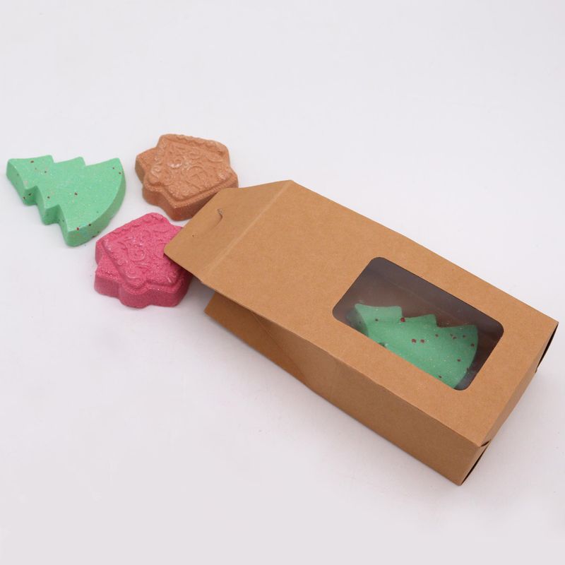 Coffret Cadeau de Bombes de Bain de Noël - Village de Pain d'épice