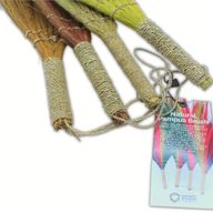 Pack de 4 - Balais longs Feuilles de Pampa - Couleurs naturelles