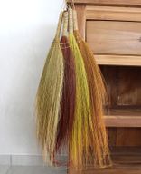 Pack de 4 - Balais longs Feuilles de Pampa - Couleurs naturelles