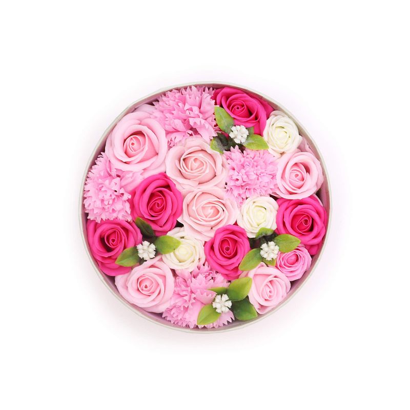 Boîte Ronde - Naissance Bébé - Rose
