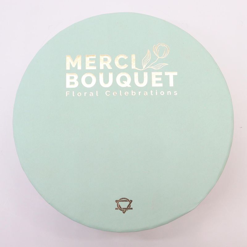 Boîte Ronde - Célébrations Printanières - Jaune & Vert