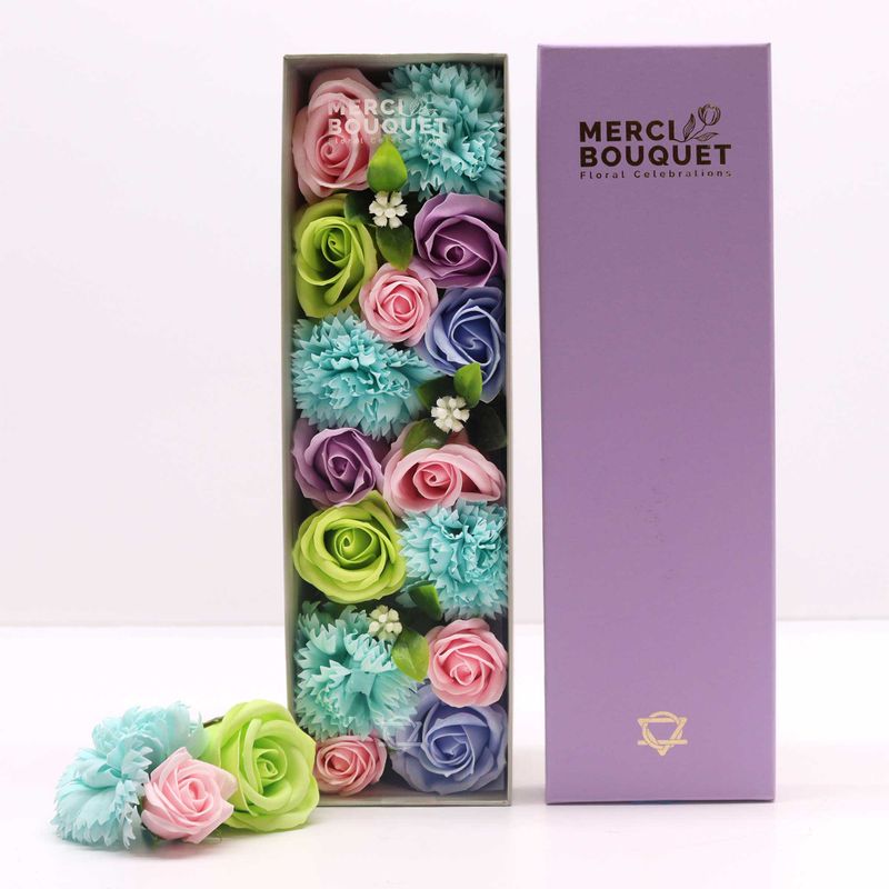 Boîte Longue - Naissance Bébé - Bleue