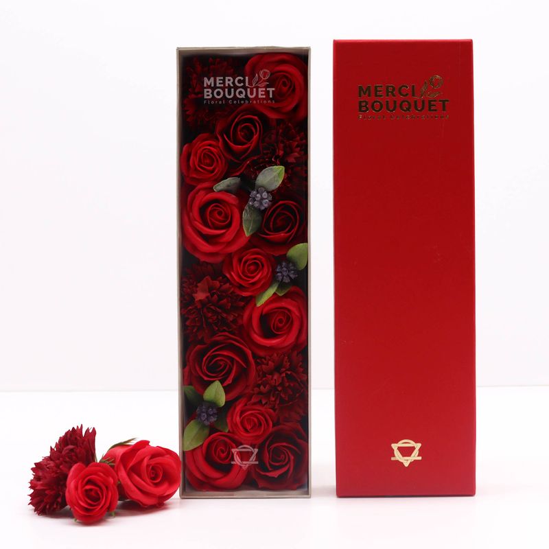 Boîte Longue - Roses Rouges