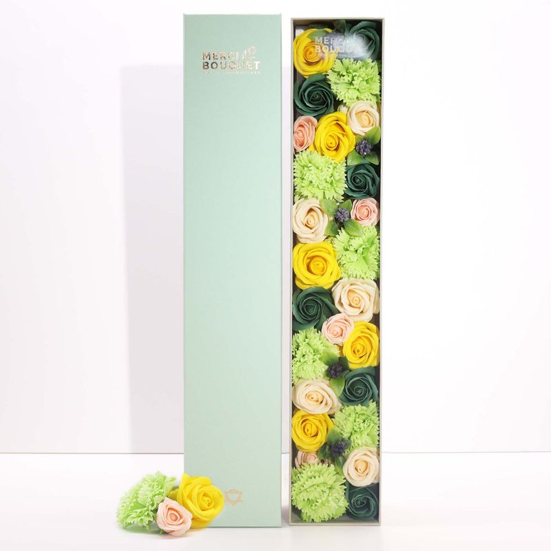 Boîte Extra Longue - Célébrations du Printemps - Jaune & Vert