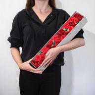 Boîte Extra Longue - Roses Rouges