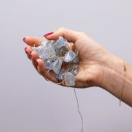 Lumières d'Enchantement en Pierres Précieuses - Celestite