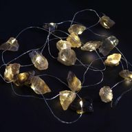 Lumières d'Enchantement en Pierres Précieuses - Citrine Fumée