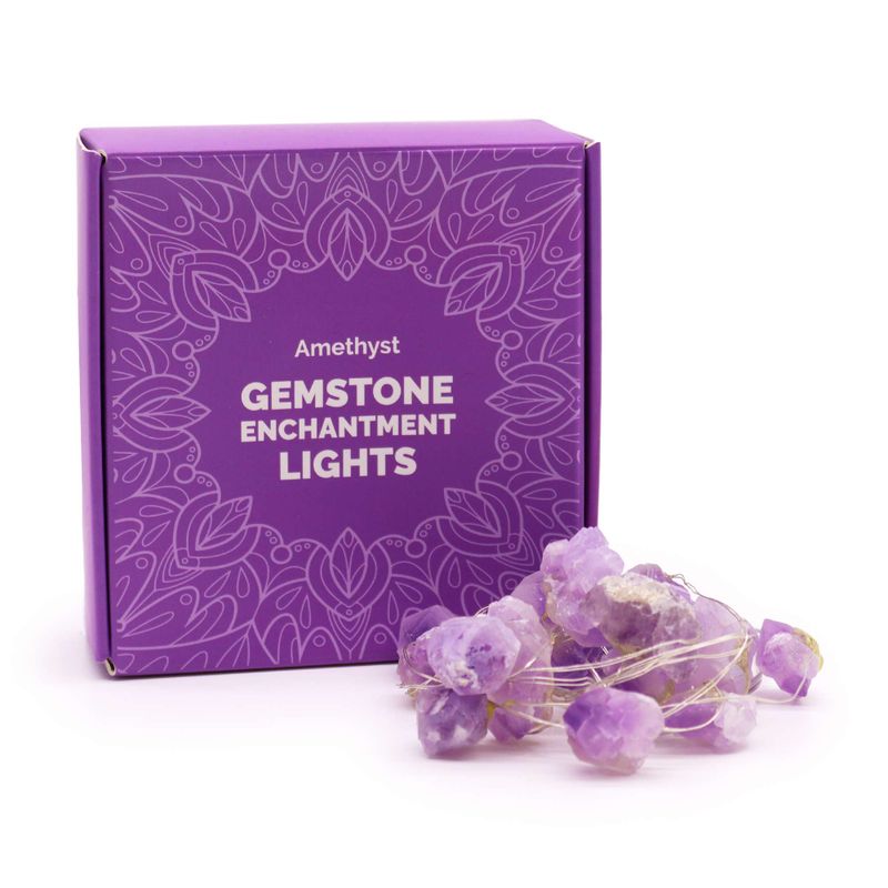 Lumières d'Enchantement en Pierres Précieuses - Amethyste