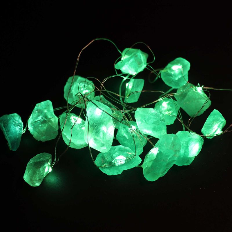 Lumières d'Enchantement en Pierres Précieuses - Cristal de Jade