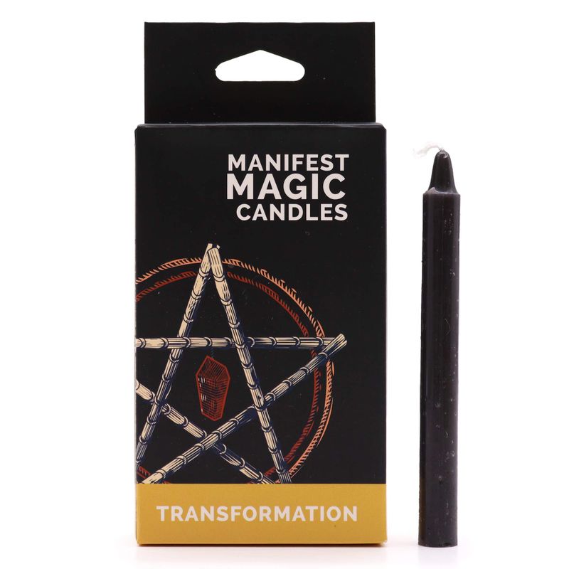 Bougies Magiques Manifeste (paquet de 12) - Noir