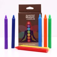 Sept bougies manifestes Chakra (pack de 7)