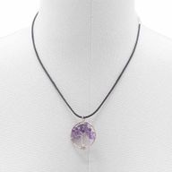 Pendentif Arbre de Vie - Amethyste