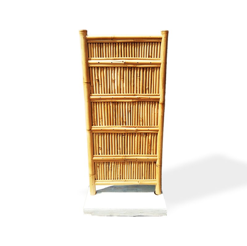 Présentoir Haut en Bambou 20 Piquets - 140x71cm
