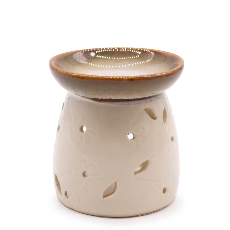 Brûleur à Huiles Classique - Crème