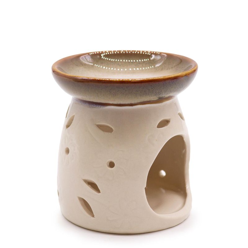 Brûleur à Huiles Classique - Crème