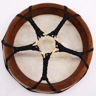 Tambour Chamanique Main de Fatma avec Baguettes - 30cm