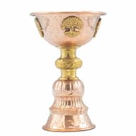 Coupe pour Rituel en Cuivre avec Arbre de Vie 10x15cm