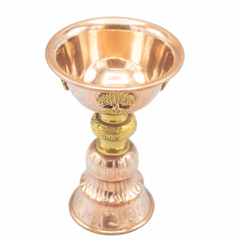 Coupe pour Rituel en Cuivre avec Arbre de Vie 10x15cm