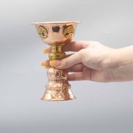Coupe pour Rituel en Cuivre avec Arbre de Vie 10x15cm