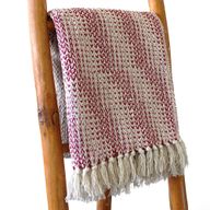 Couverture Confort Boho - 125x150cm - Rubis Bicolore