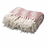 Couverture Confort Boho - 125x150cm - Rubis Bicolore