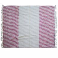Couverture Confort Boho - 125x150cm - Rubis Bicolore