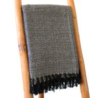 Couverture Confort Boho - 125x150cm - Charbon