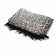 Couverture Confort Boho - 125x150cm - Charbon