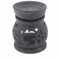 Petit Brûleur à Huile en Pierre Ollaire 8cm - Om