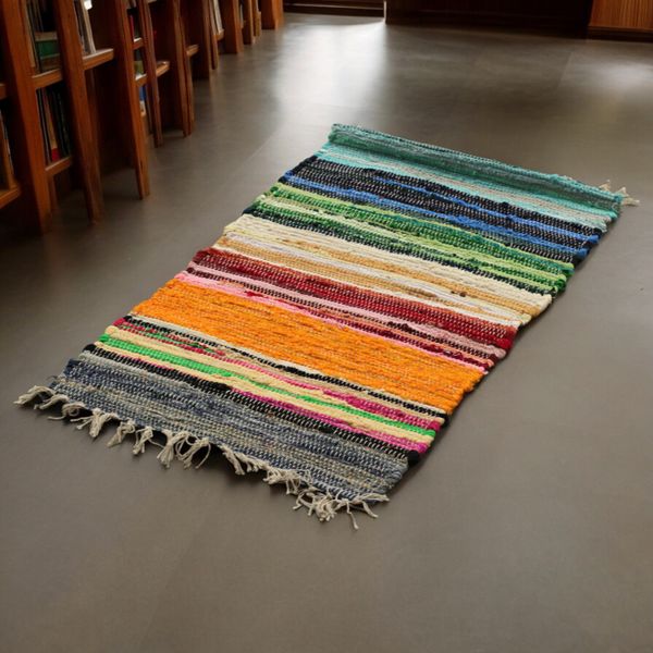 Grand Tapis - 150x90cm - Qualité Premium - Couleurs Arc-en-Ciel