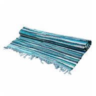 Grand Tapis - 150x90cm - Qualité supérieure - Bleu Azur