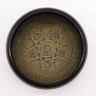 Bol Chantant "Earth Powder" en Gros – Mantra Cinq Bouddhas – 16 cm