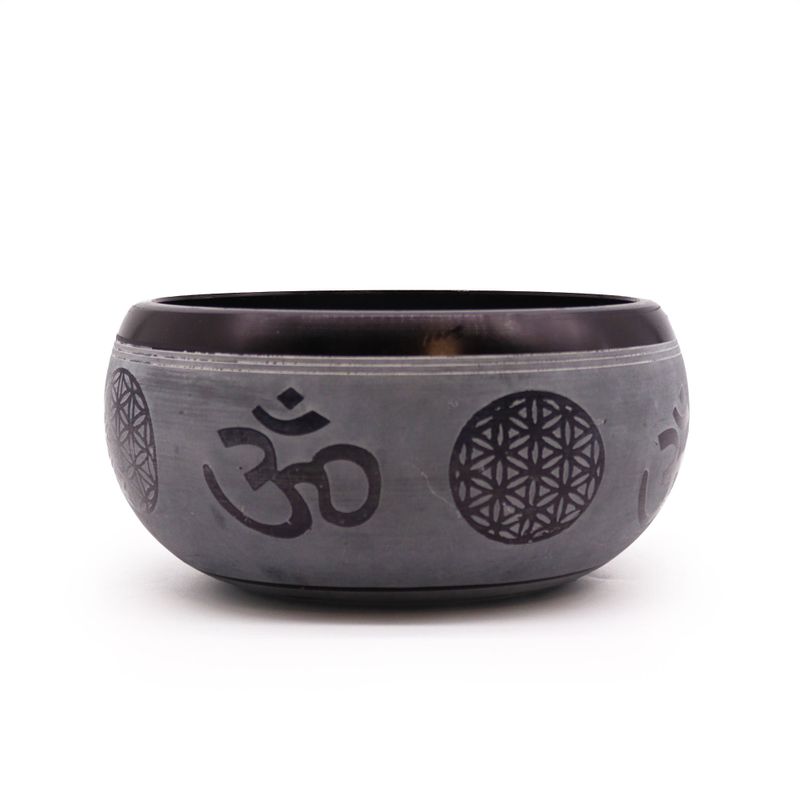 Bol Chantant "Earth Powder" - Om Cinq Bouddhas - 16cm