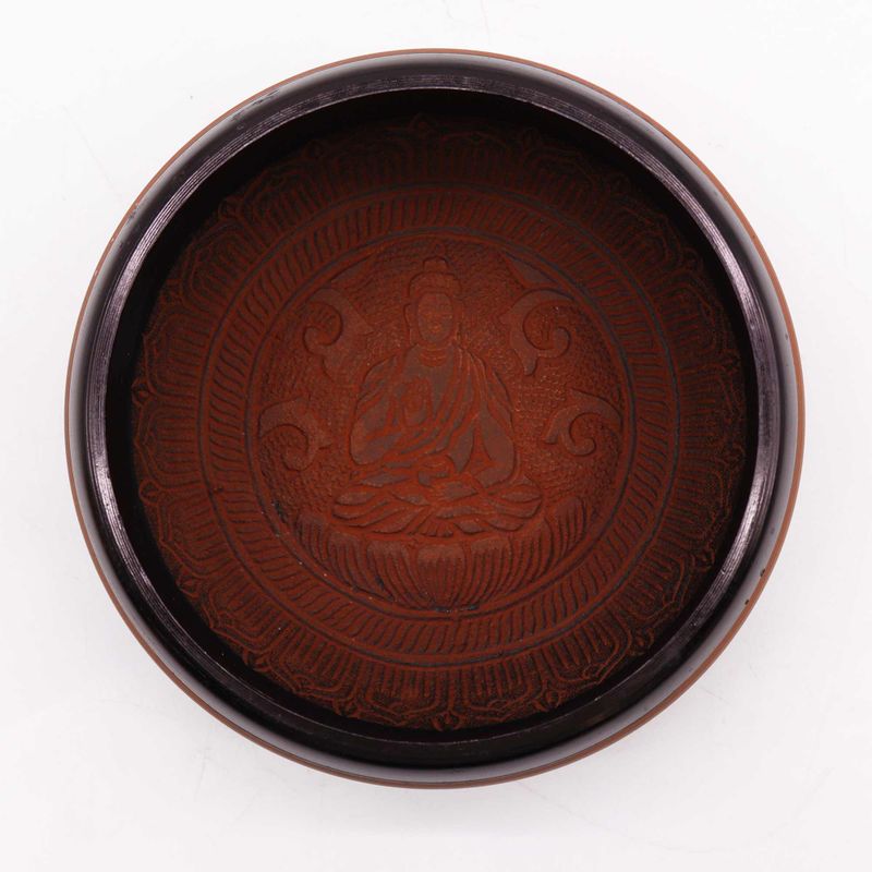 Bol Chantant "Earth Powder" - Argile Om Bouddha - 16cm