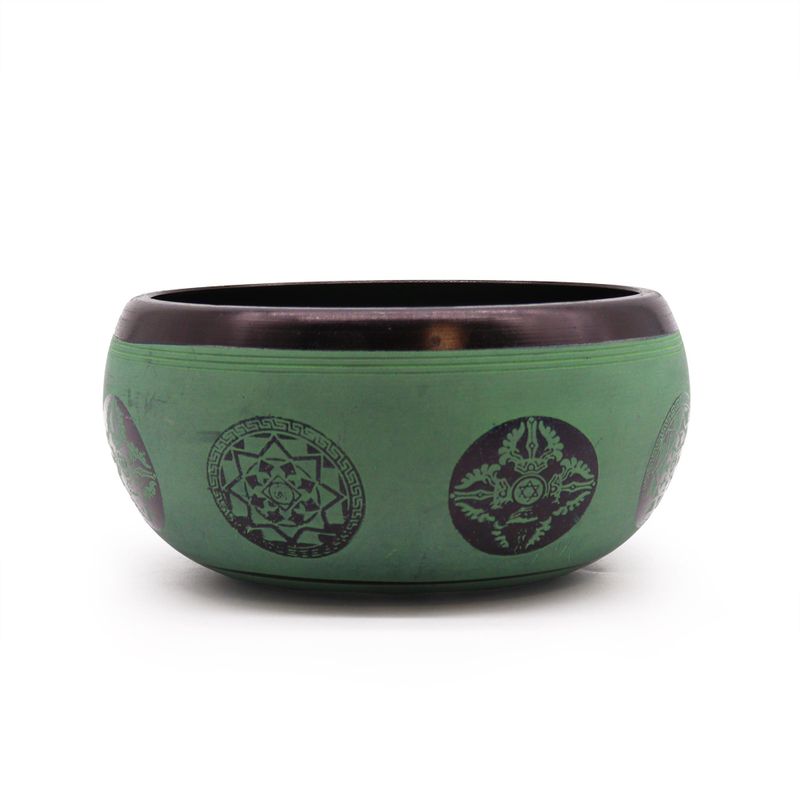 Bol Chantant "Earth Powder" - Mandala Bouddha - 16cm