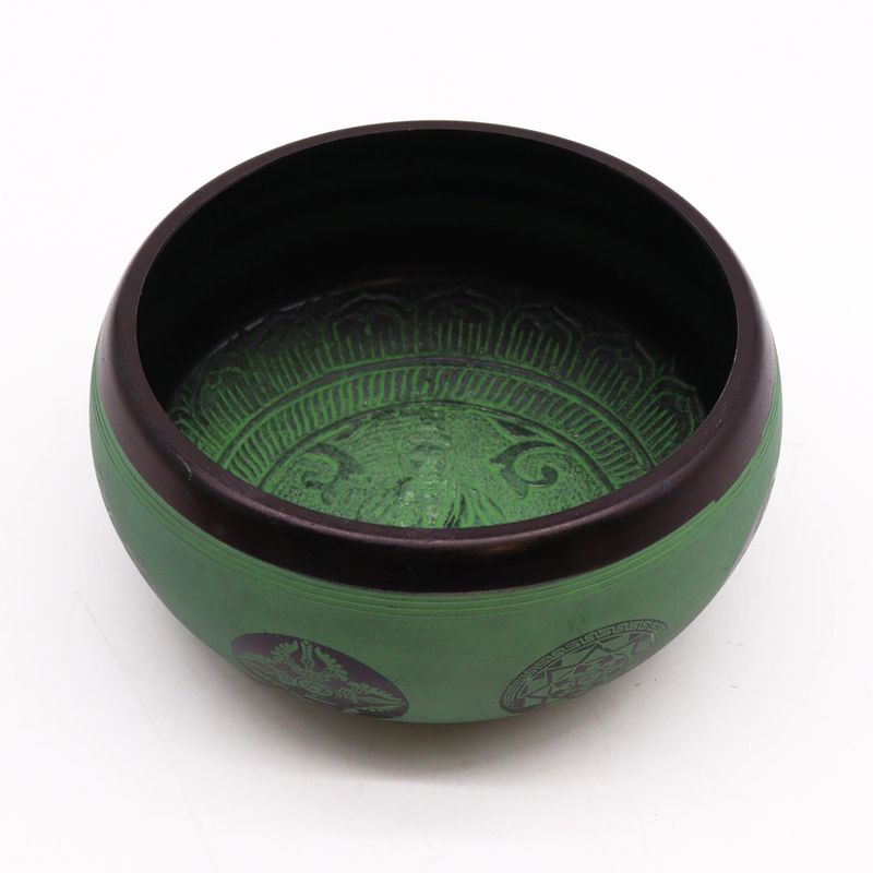 Bol Chantant "Earth Powder" - Mandala Bouddha - 16cm