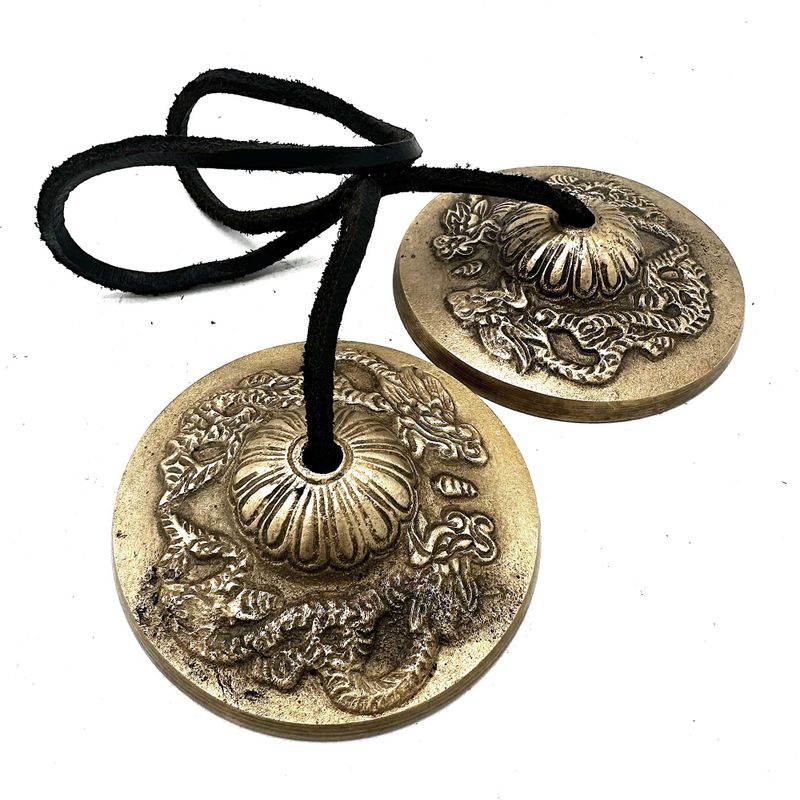 Tingsha Tibétain - Dragon - approx 7.4cm