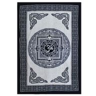 Couvre-lit Simple en Coton et/ou Suspension Murale - Mono - OM Mandala