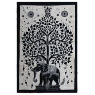 Couvre-lit Simple en Coton et/ou Suspension Murale - Mono - L'Arbre à Eléphants